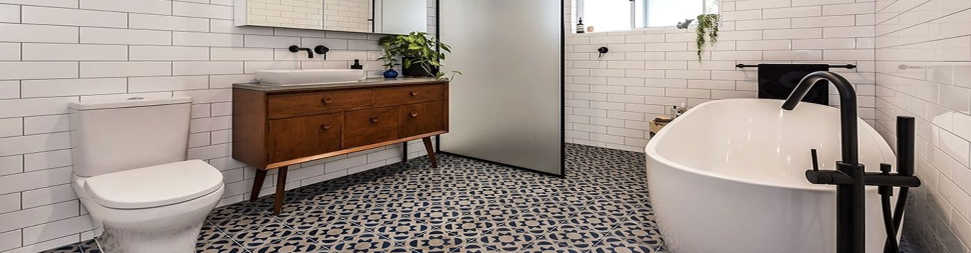 bathroom tiling